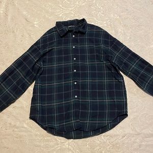 Shein Flannel Button Down Shirt